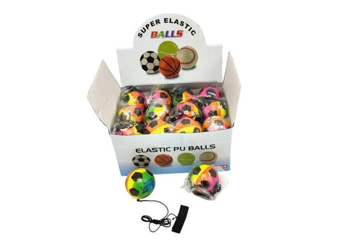 Hovedbilde Ball regnbuefarget m/elastisk snor