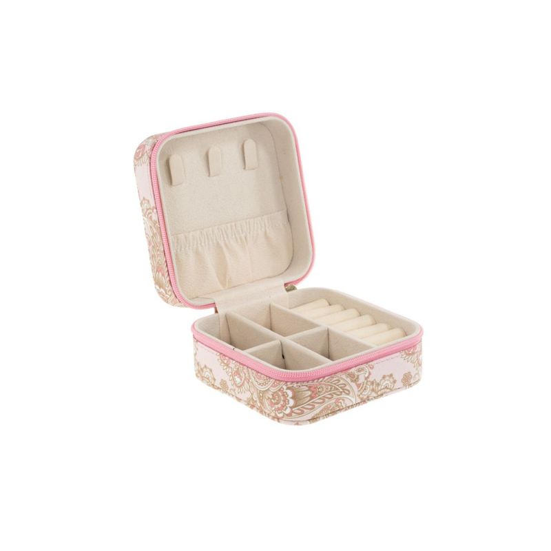 Smykkeskrin Rosa m/mønster
