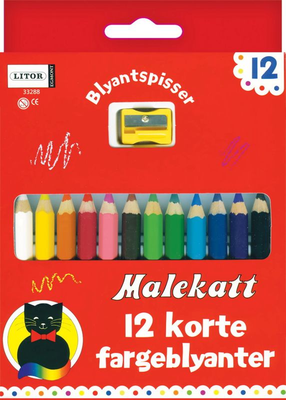 Fargeblyanter 12 stk